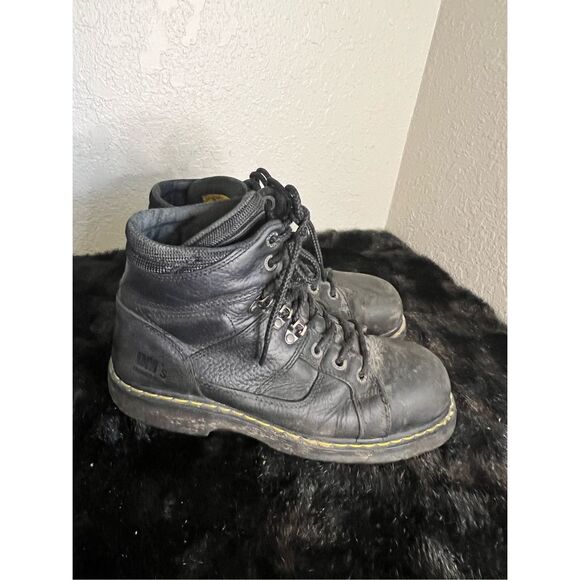 Dr. Martens Men\'s Industrial Steel Toe Black Work Boots SPT/80S DM229 Size 10 main image 6